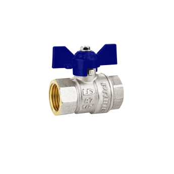 LD 47.300.15 B Кран шаровой латунный (blue) Pride LD 47.15.В-В.Б полнопроходной 0,152